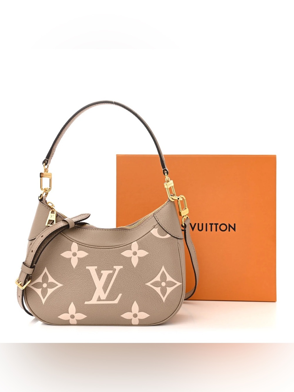 Louis Vuitton Monogram Bicolor Empreinte Bagatelle NM